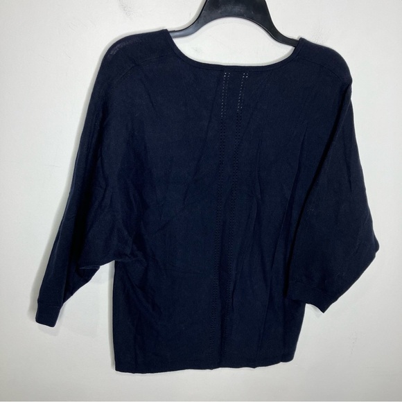 J. Jill lightweight sweater with dolman sleeves navy blue size XS - Picture 5 of 8
